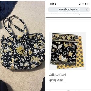 Vera Bradley Yellow Bird